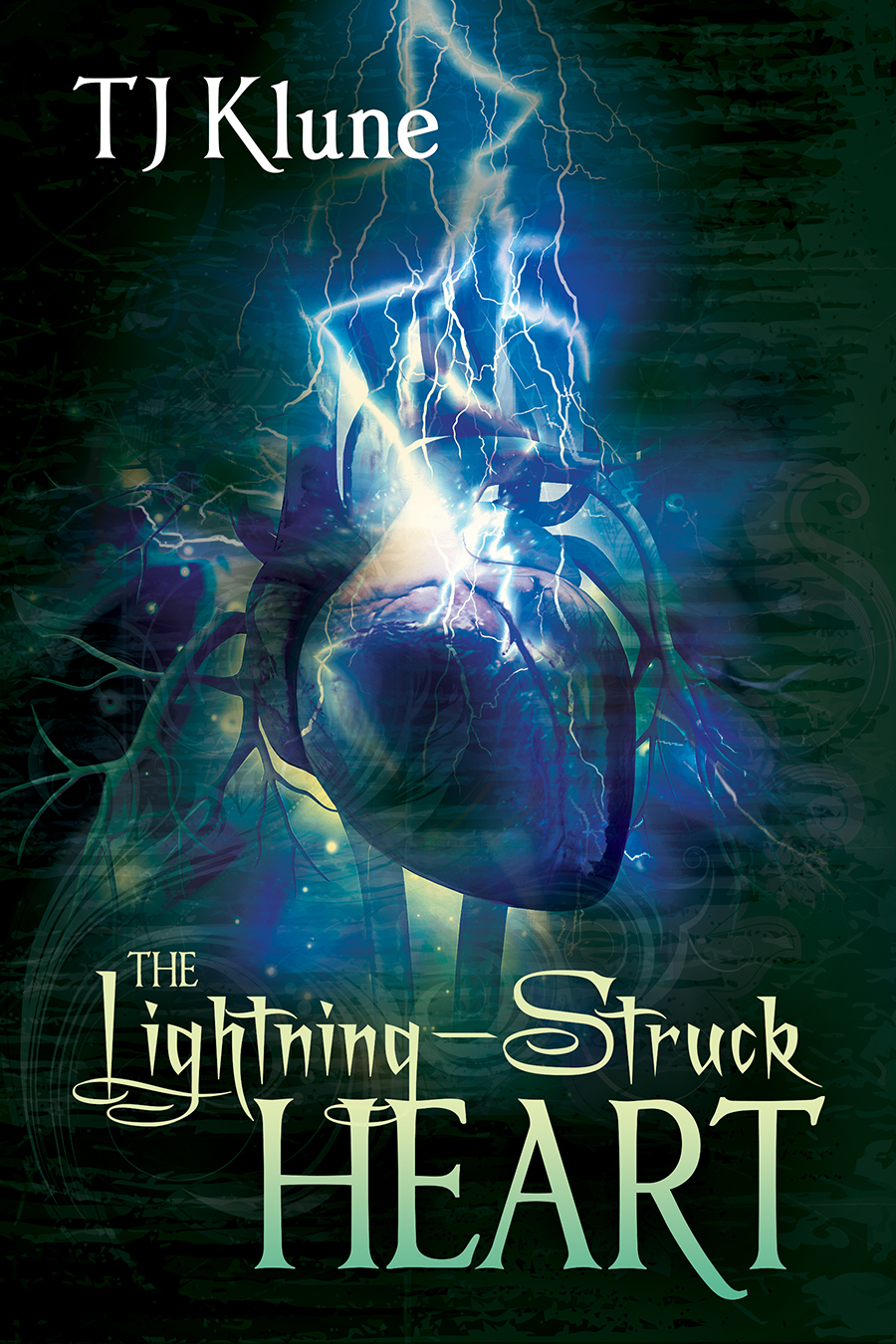 Book cover of The Lightning-Struck Heart by T.J. Klune Book cover of The Lightning-Struck Heart by T.J. Klune